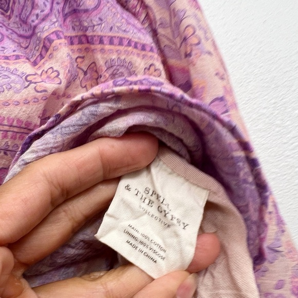 NWT Spell age of Aquarius Farrah half moon maxi skirt - Picture 10 of 10